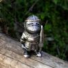 Trpasličí ozdoba socha venkovní dekorace dvora zahradní goblin voják rytíř stráž figurka brnění miniaturní socha dekorace