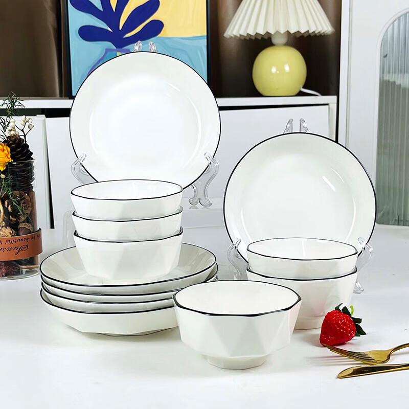 ZISIZ Ceramic Underglaze Dinnerware Set