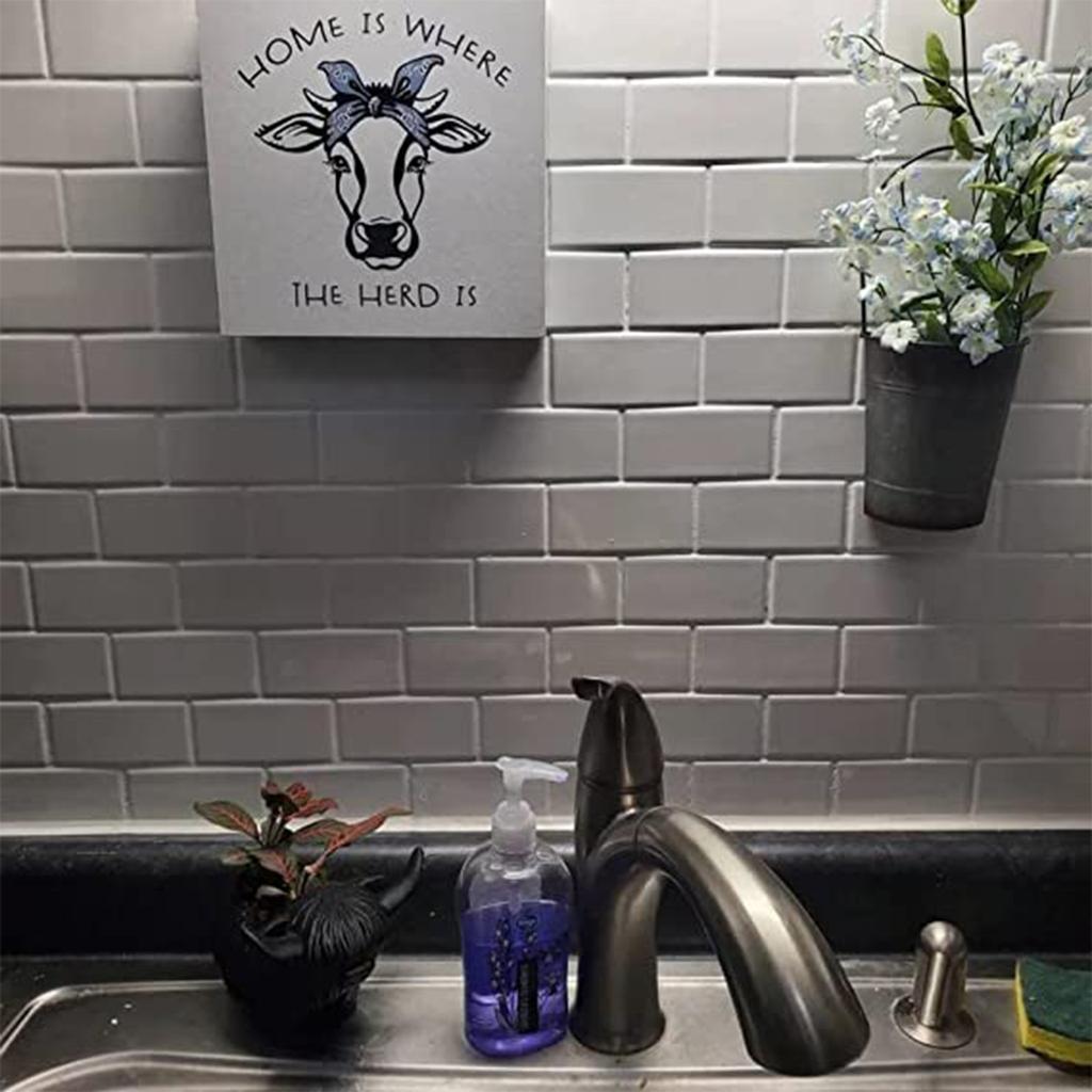 Creative - Cattle Flowerpot Statue Resin Handicraft Ornaments Home Garden Garden Study Ornaments