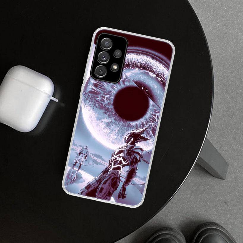 One P-Punch-Man Garou Phone Case Cover for Samsung Galaxy A12 A22 A32 A52 A72 A02S A51 A50S A31 A20S A10S Note 20 Ultra 10 Plus