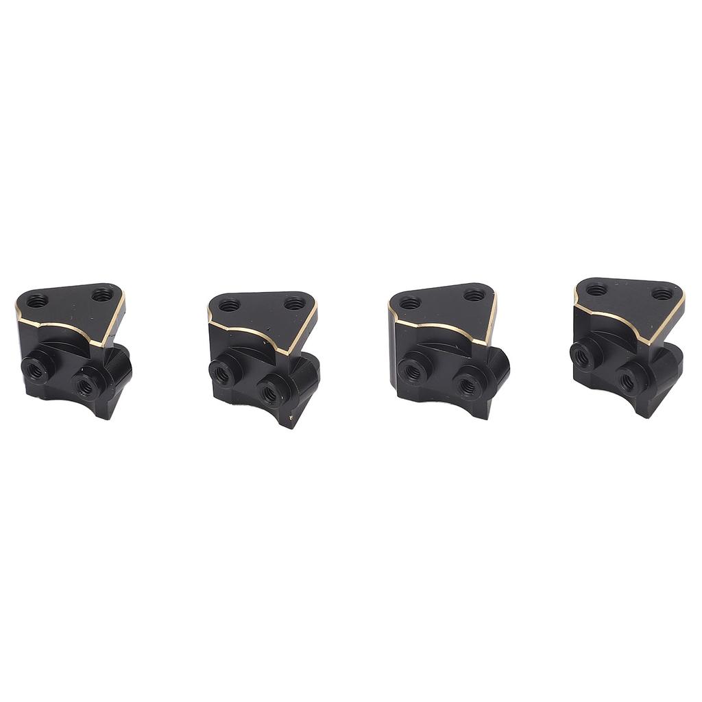 4pcs RC Crawler Link Mount Black Coating Increase Front Rear Axle Weights Brass Axle Link Rod Mount 