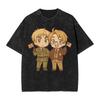 Vintage Washed Tshirt Hetalia Axis Power  Cotton Tshirts  Fashion Tee Shirt For Man Summer Y2k Fun Design Top Tees