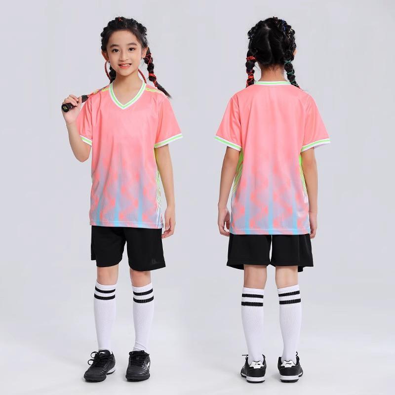 Kids Sports Set Breathable Quick-Dry T-Shirt Shorts Badminton Tennis Jump Rope School Training Unisex