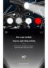 Bicycle Smart Front Light, Type-C Charged, Long Battery Life, Power Display, Large Capacity, Light-Sensitive, Ideal for Night Riding.