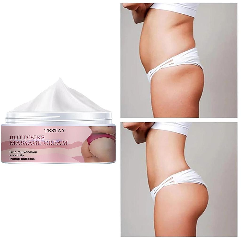Bělící masážní krém obnovuje elasticitu pokožky, rozjasňuje a vyživuje pokožku a vypíná hýždě krémem