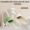 1/2Pcs Faucet Extender Food-Grade Silicone Bathroom Sink Faucet Extender Splash-Proof Wide Waterfall Spout Washing Faucet