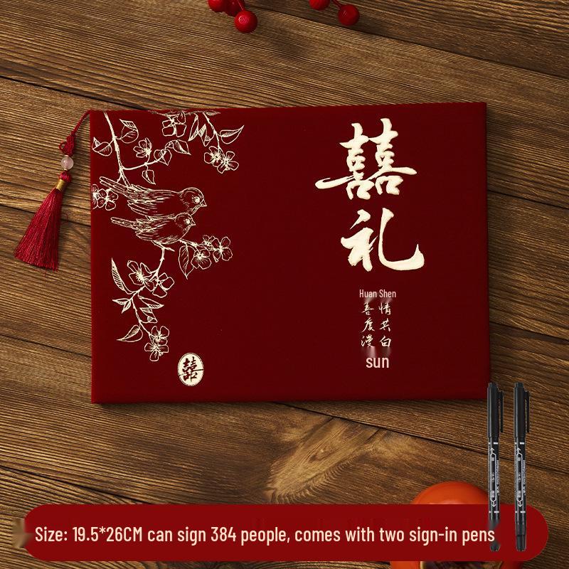 Wedding Gift Money Ledger & Sign-in Book