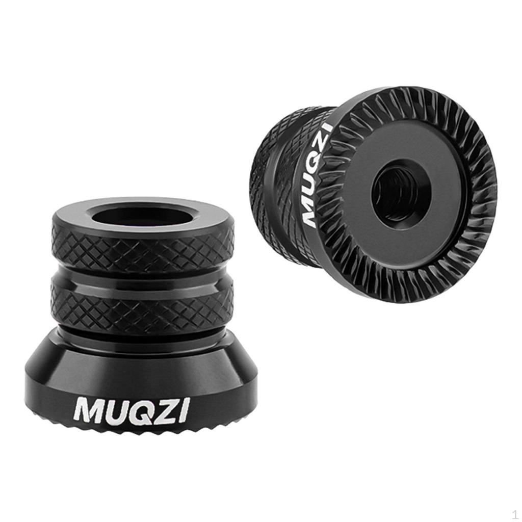 2 Pieces Bicycle Hub Nut Bike Axle Nuts Non Slip Spare Part Quick Release Lever