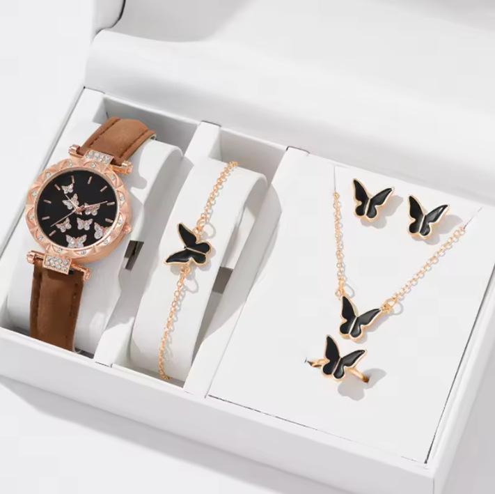 Ladies Watch Belt Butterfly New Electronic Cute Fashion Temperament Women'S Watch