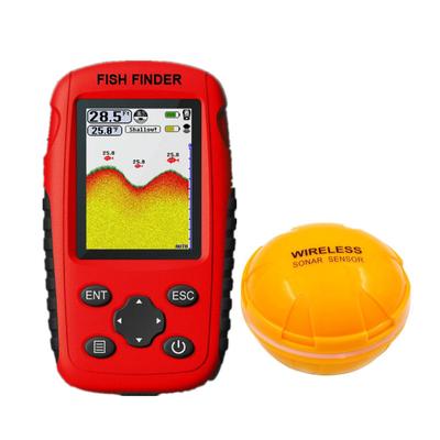 Buscador de peces inalámbrico recargable, sonda eco, alarma de pesca, Sonar de profundidad de 200M, buscador de peces para