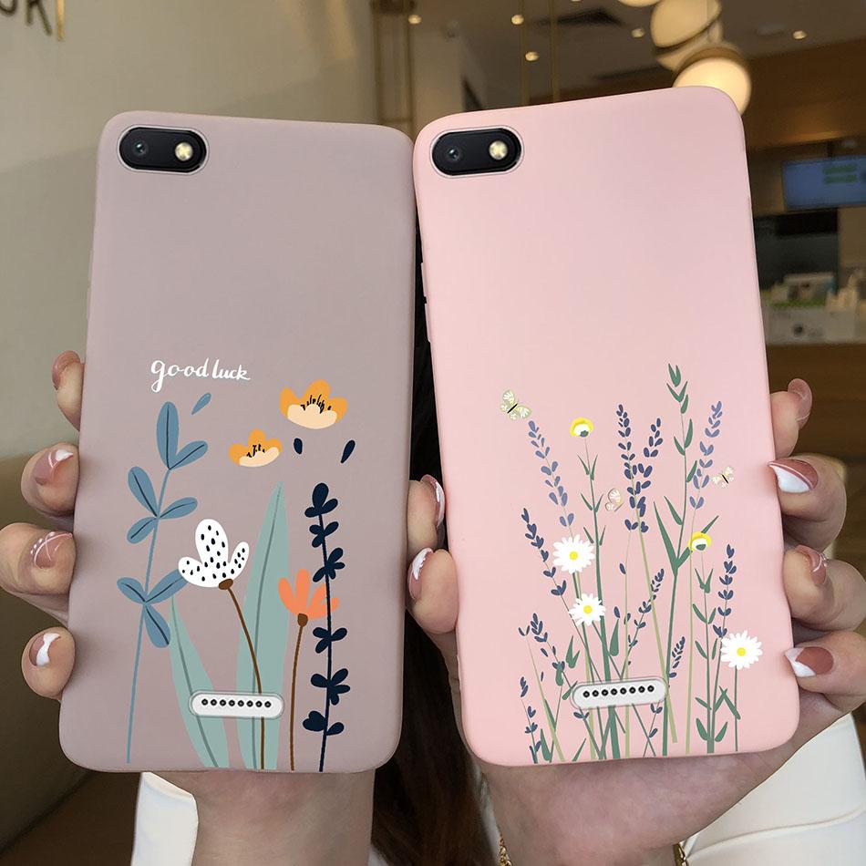 For Xiaomi Redmi 6A Case Cover Soft Silicone multicolor cute tpu Phone Cover Case For Xiomi Redmi 6A 6 A A6 bumper Phone Funda