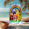 Teletubbies Fashion Beach Towel: Ideal for Summer Adventures Soft, Absorbent and Quick Drying Suitable for Swimming and Bathing