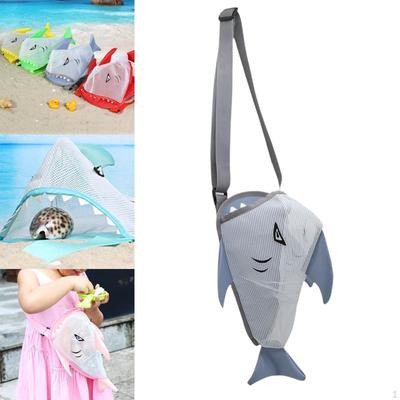 Children's Beach Bag for Sand Toys with Adjustable Straps And Collecting Pouch