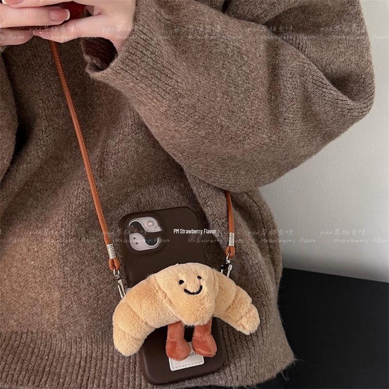 

New Plush Doll Back Clip: Cute, Portable, and Croissant-Themed! Standard