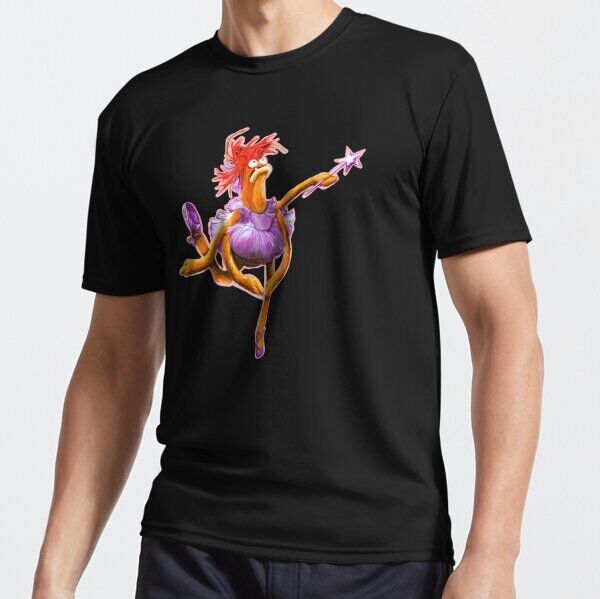 Pepe the King Prawn Ballerina - The Muppet Show Prawn Lake Active T-Shirt Unisex T-Shirt XXXL