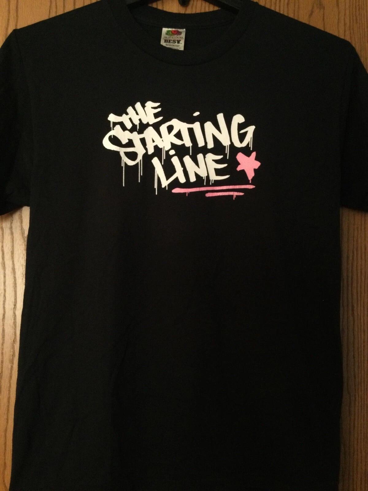 The Starting Line - Black Shirt - Graffiti Logo - Fruit Of The Loom - M 4XL