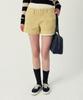 June Denim Shorts (Yellow)