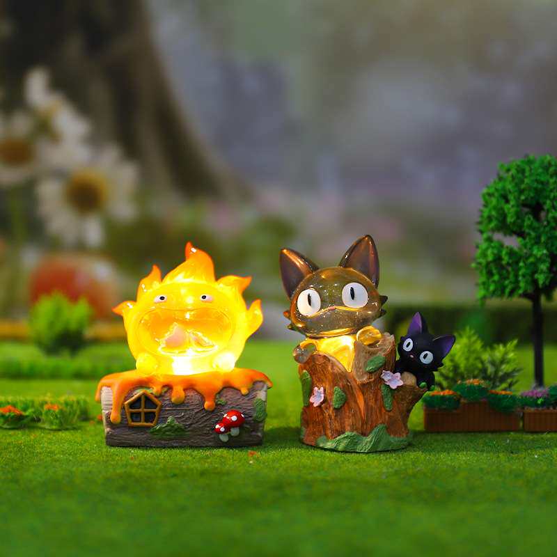 Anime Healing Fairy Tale Kingdom Series Car Decoration Glow Model Home Ornaments Toys Mystery Box Collectble Fun Gifts