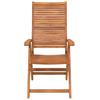 Garden Chairs 4 pcs Adjustable 56x72x107 cm Solid Acacia Wood
