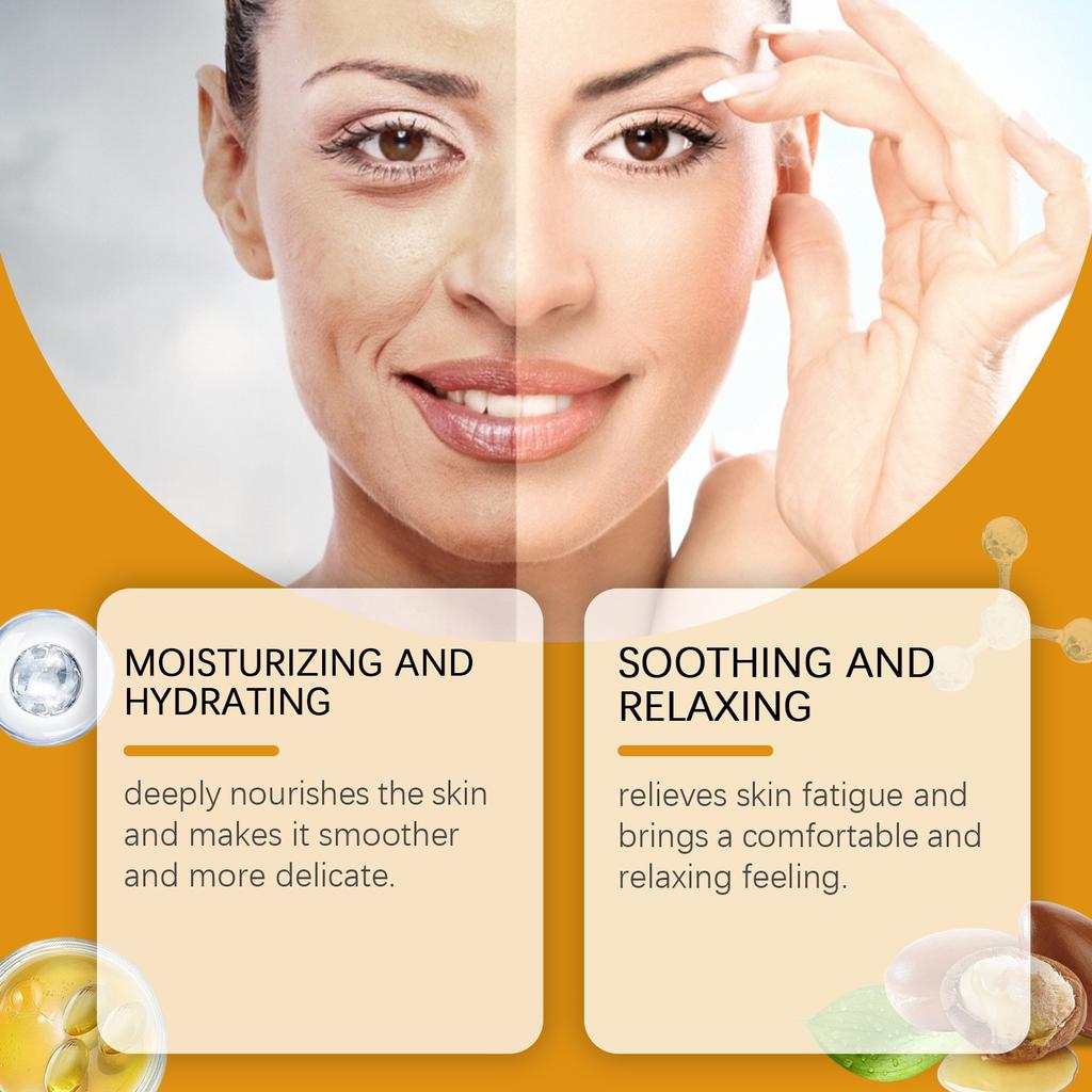 Facial Oil Moisturizes, Moisturizes And Gently Nourishes Facial Skin Hydrating And Brightening Skin Care Serum 60ml