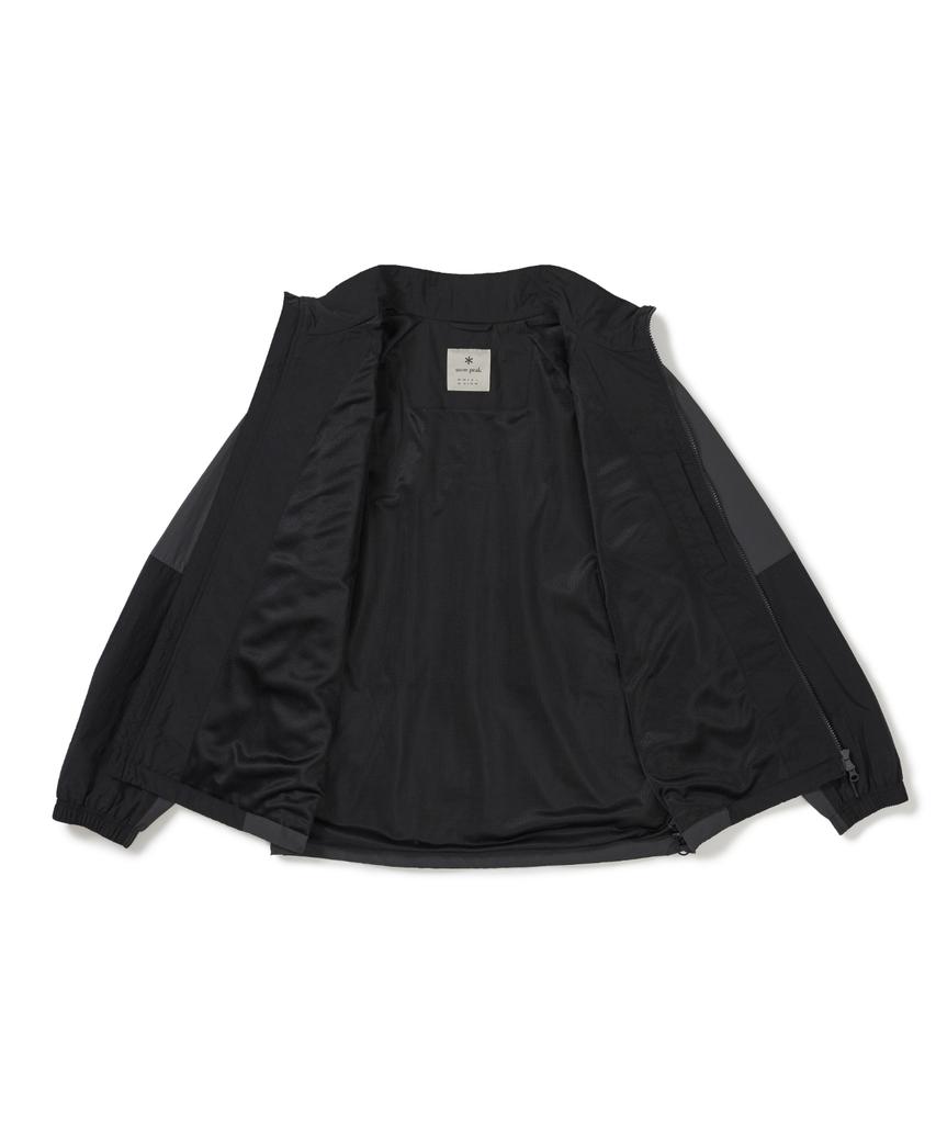 Snowpeak Apparel Lightweight Taslan Colorblock Stand-Neck Windbreaker (S26Smlwb58) Dark Charcoal