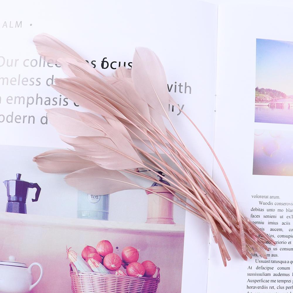 50/100PCS Multicolor Torn Goose Feathers 15-20cm Dyed Swan Plumes for DIY Crafts Jewelry Making And Dress Decoration
