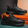 Bee Wolf British Style Men's Genuine Leather Crocodile Sneakers