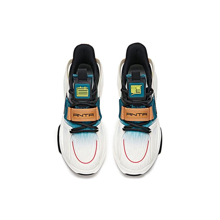 Anta Bastard 2.0 Comfortable Abrasion Resistant Breathable Low top Skateboard Shoes Men's White 112038081-4