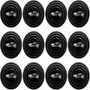 Car Shock Absorber, Car Door Shock Absorbing Gasket,car Door Anti-collision Pad Sound Insulation And Shock-absorbing Gasket(black)(12pcs )