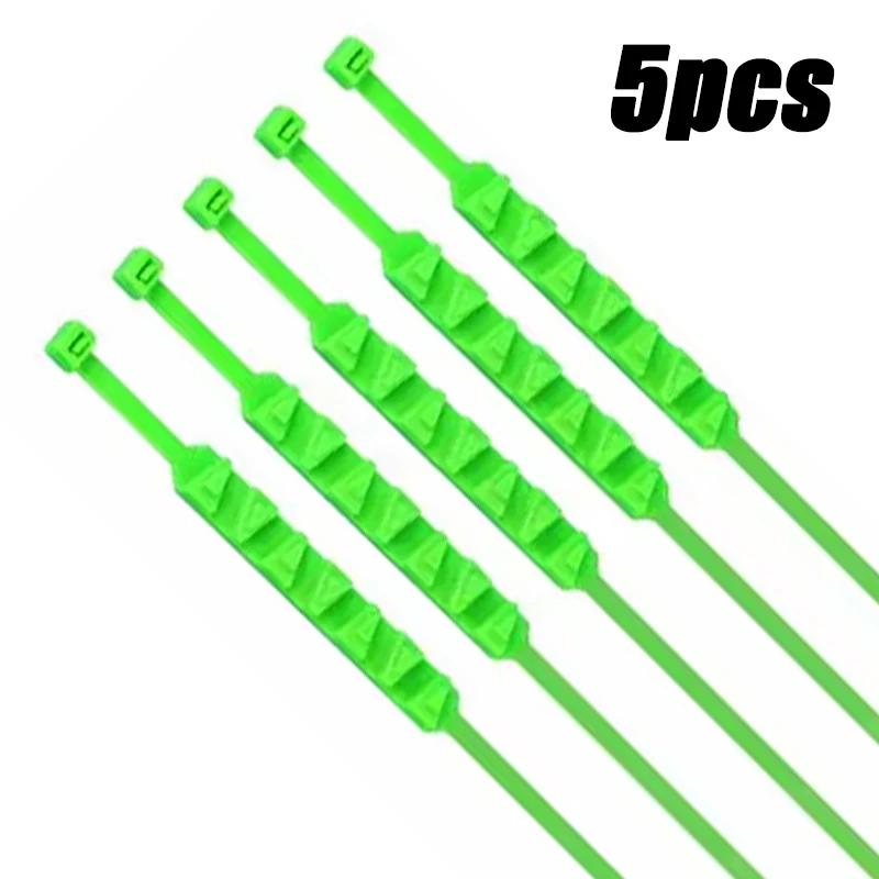 3/5pcs Anti-Skid Snow Chains for Motorcycles Bicycles Winter Tire Wheels Non-slip Cable Ties Motorbike Emergency Tire Chain Tool