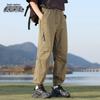 Xuezongfei Men's Spring Cuffed Cargo Casual Pants
