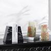 Nordic Marble Bookends – Modern Book Supports for Study and Bookshelves