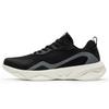 361 Cushioning, Slip Resistant, Abrasion Resistant, Breathable Low Top Running Shoes Men's Black Gray 672412223FH-4