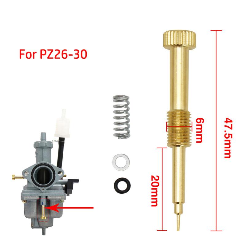 

Motorcycle Mixture Screw Kits Hot Sale Carburetor Mixing Adjustment Screw Air Fuel Mixture For PZ26 PZ27 PZ30 Part Accessories