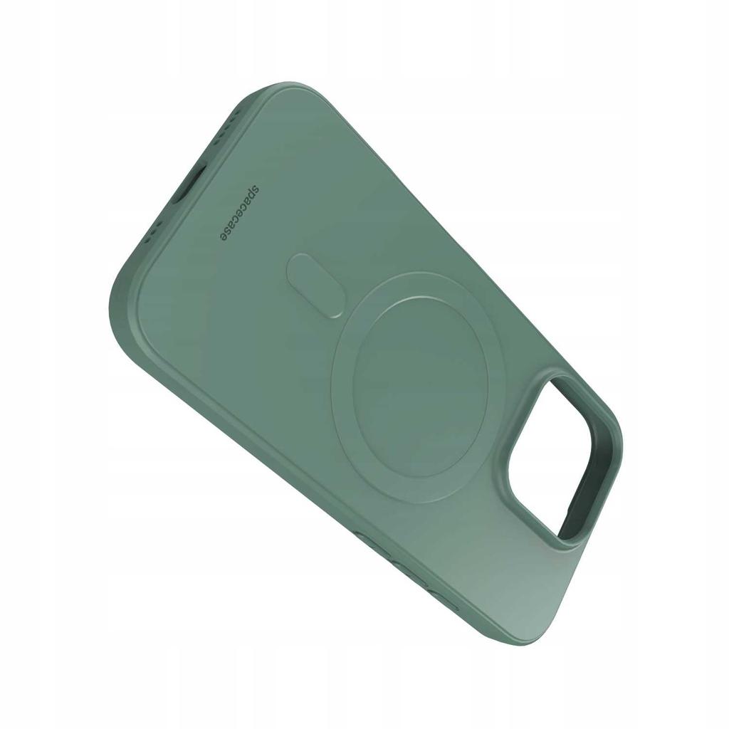 Sc Silicone Magnetic Case Iphone 16 Pro Dark Green