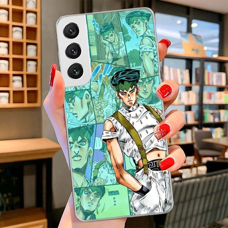 JoJo Bizarre Adventure Rohan Kishibe Cover Phone Case For Samsung Galaxy S26 S25 Edge S24 Ultra S23 S22 Plus S21 S20 FE Soft Fun