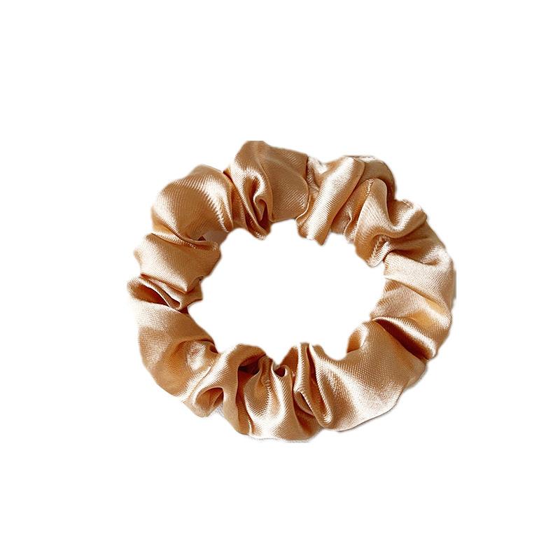 Satin Cloth Art Large Intestine Hair Band European and American Headrope Hair Accessories Simple Headband Head Flower Rubber Band Hair Accessories