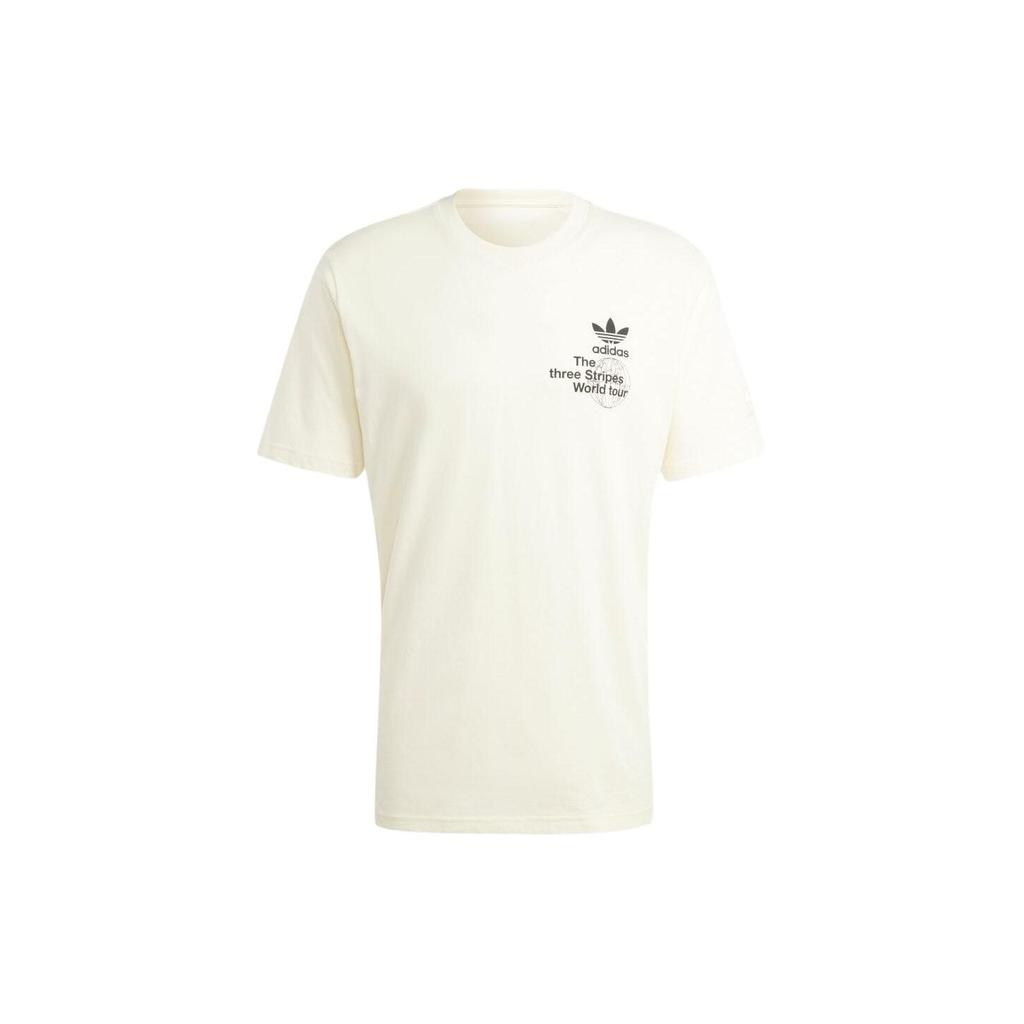 Adidas Bt Tričko s krátkým rukávem Krémově bílé Pánské Streetwear IS2902
