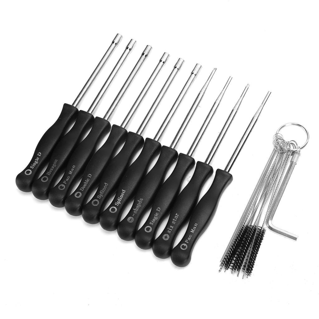 Forgasserjusteringsverktøysett Forgassermotor Tune Up Justeringsverktøy for Hageutstyr