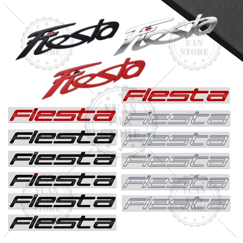 1 STUKS Metalen Letter Voor Ford Fiesta ST Line Nieuwe Oude Stijlen 3D Embleem Auto Achterklep Decals Badge Auto Accessoires Styling