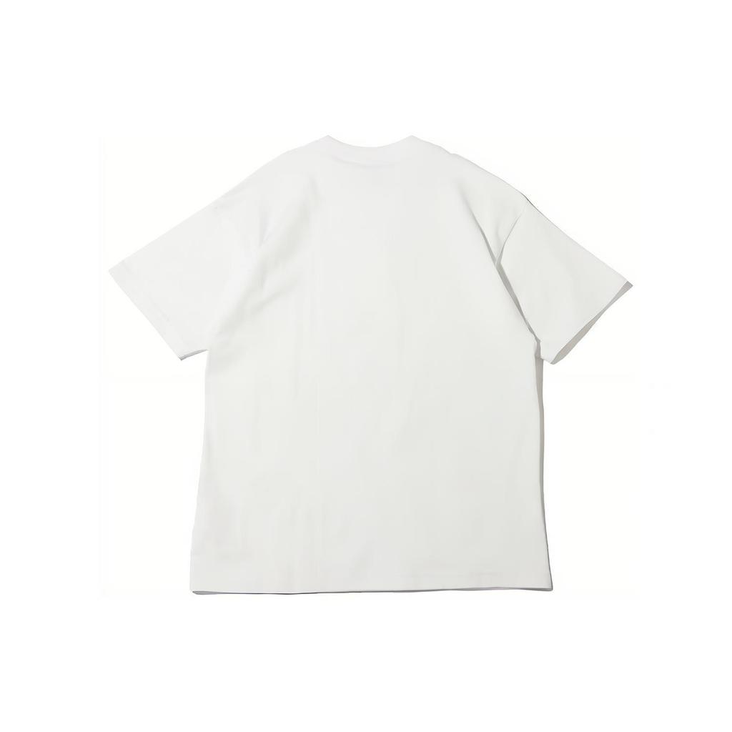 Nike T Shirts Men's White Crew Neck Moderate Straight Fit DA0321-121