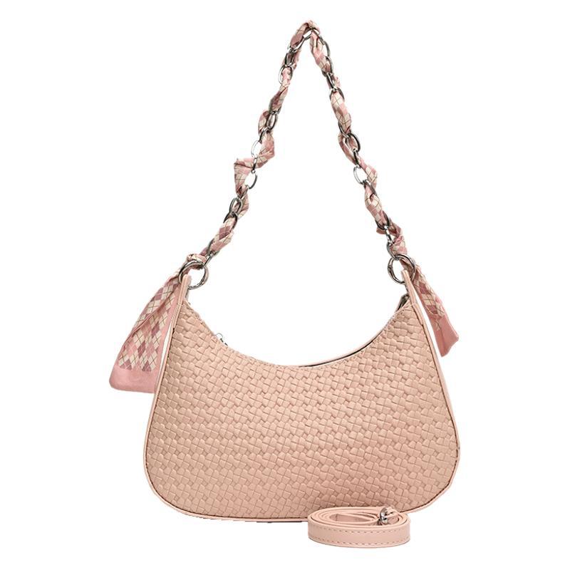New niche high-end underarm baguette bag women's 2025 new trendy versatile chain shoulder bag