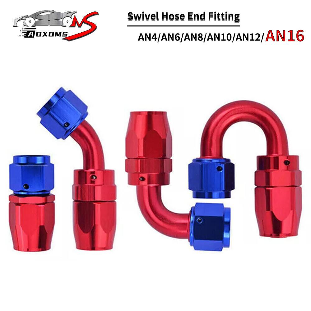 AN4/AN6/AN8/AN10/AN12/AN16 Swivel End Fitting Adapter for Oil/Fuel/Gas Hose Line