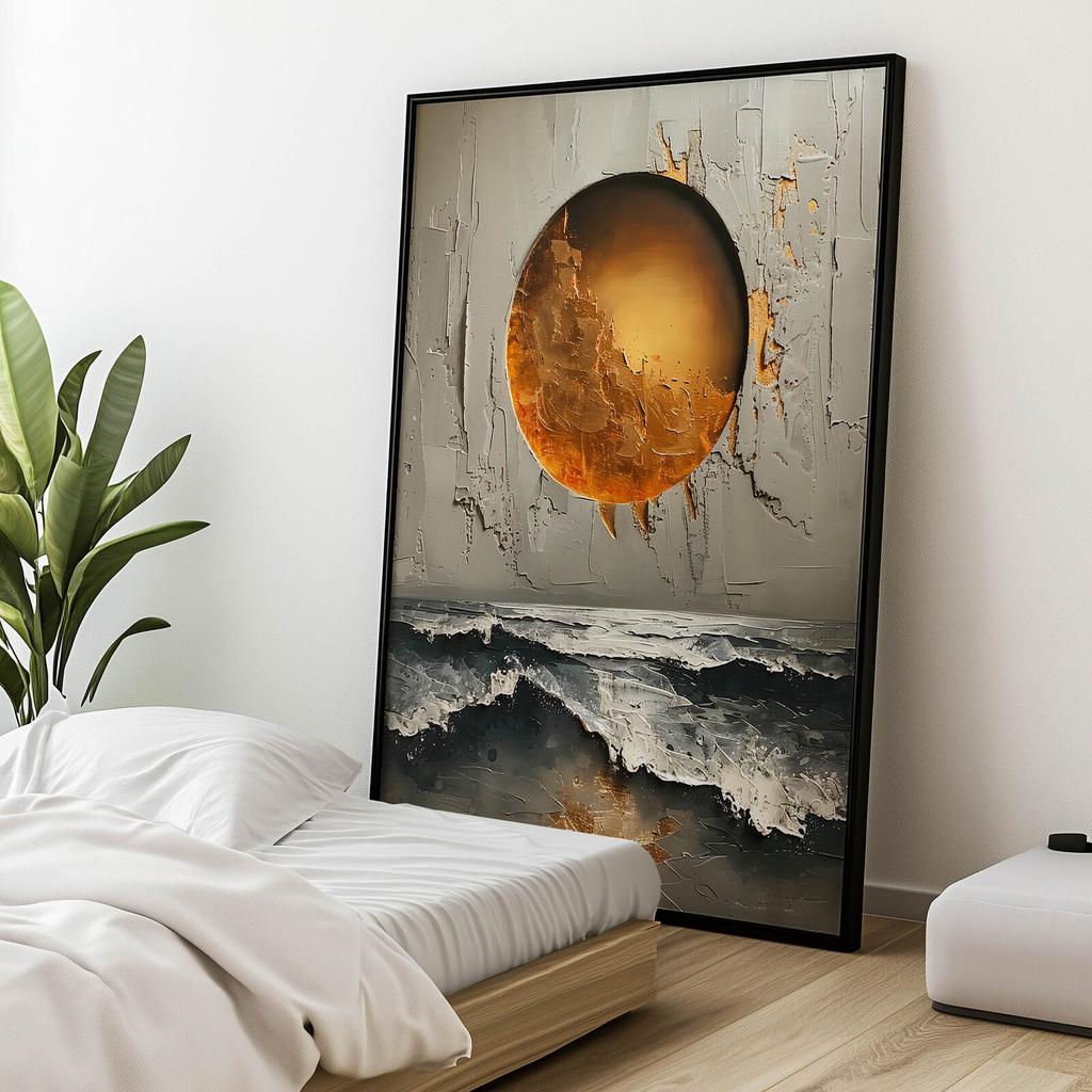 Golden Horizon Golden Horizon, 30X40 Cm, Frameless, Matte Paper 230 Gsm