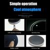 ACPXJ1 2pcs Car LED Smart Water Cup Mat USB Light Drink Holder Coaster for Alfa Romeo Logo 155 156 159 Giulia Mito Stelvio 4C GT Spider