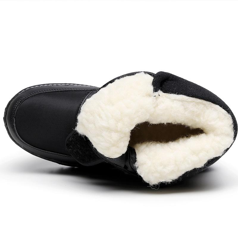 Pánské boty 2024 Nové Pohodlné Zimní Sněhule zateplené Nazouvací boty Kotníkové boty Pánské Outdoor Zapatos De Hombre