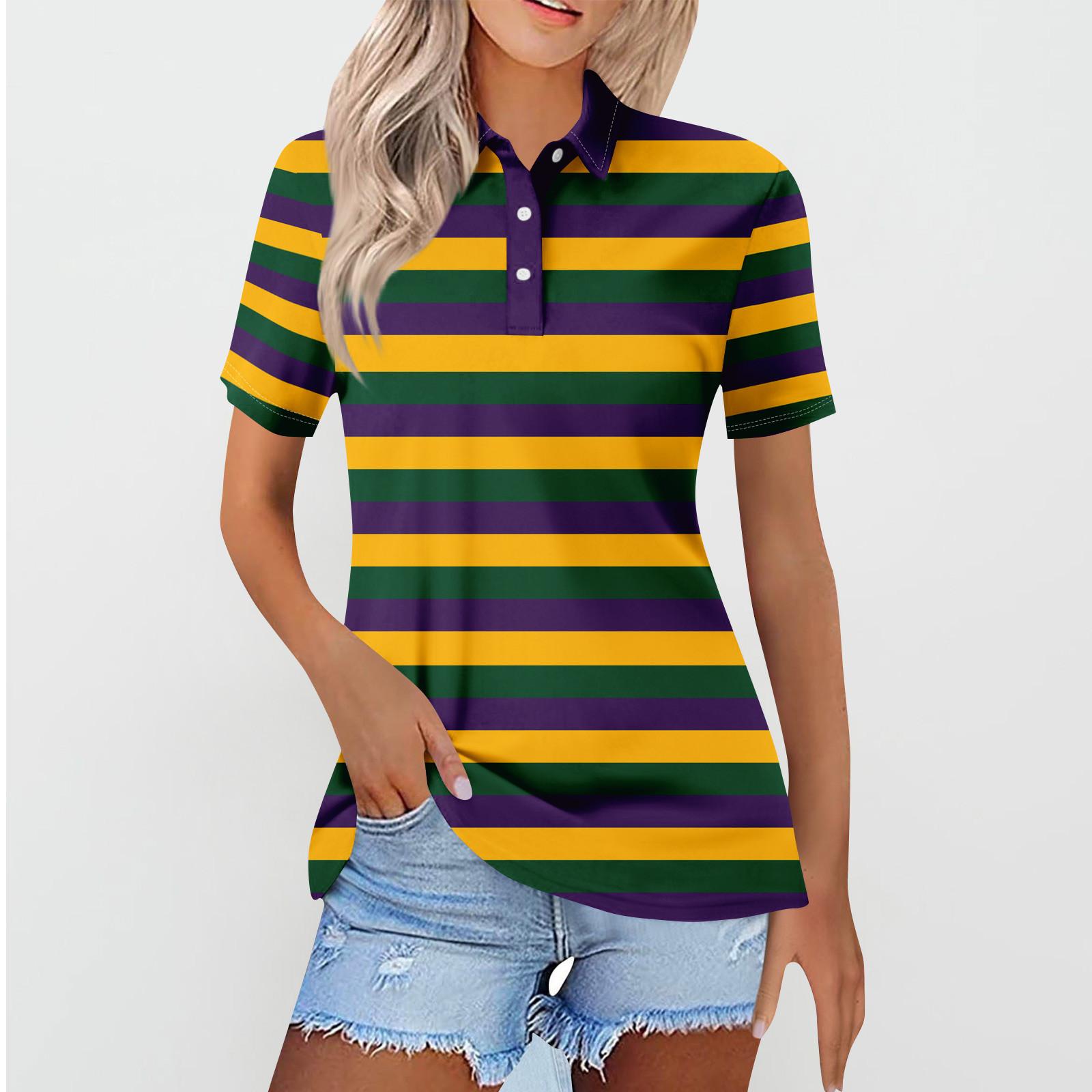 

Женская повседневная футболка с v-образным вырезом и коротким рукавом с цветочным принтом и декоративными пуговицами, топ XL жёлтый