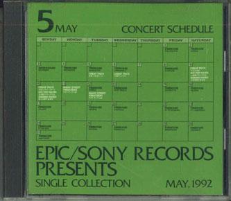 

CD VARIOUS - Single Collection May 1992 QACA90001 SONY 1992 Japan Rock Used