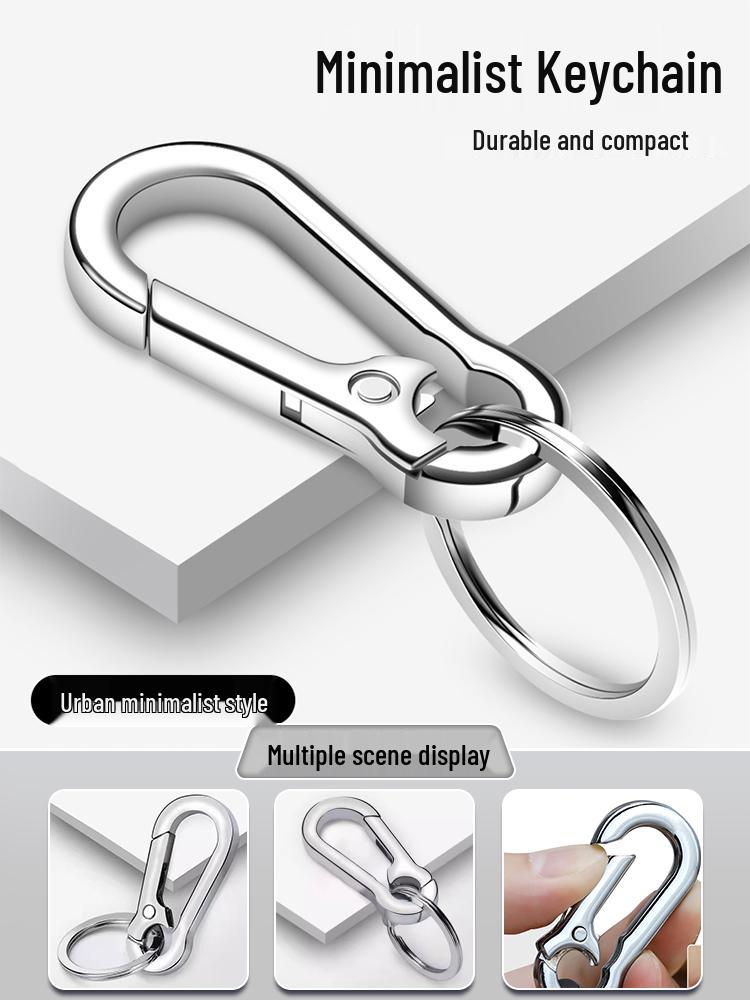 Multifunctional Unisex Motorcycle Keychain: Anti-Lost, Waist Hanging Keyring Pendant