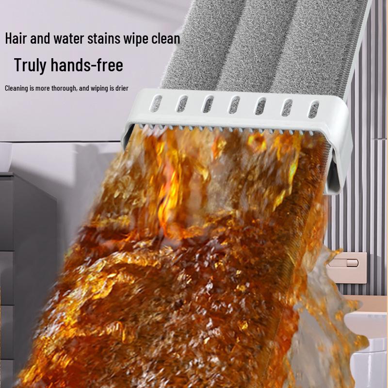42 cm freihändiger Wischmopp mit wasserabsorbierendem Panel für einfache Haushaltsbodenreinigung